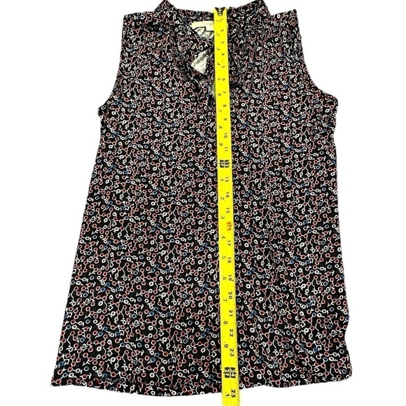 LOFT Ann Taylor Floral Tank with Tie, Size XSmall - Picture 7 of 8